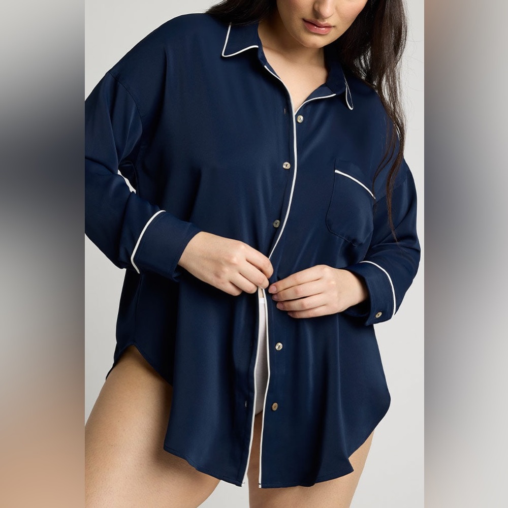 Negative Underwear Supreme Shirt in Navy Cosmos, L/XL